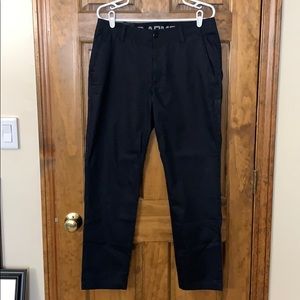 Under Armour Chino Golf Pants Navy Taper 34/30